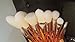 DE'LANCI Makeup Brushes 8Pcs Rose Golden Contour Brush Kit Synthetic Cosmetic Brush Set Pro Powder Concealer Foundation Eyeshadow Make Up Brush Tools with Gift Box