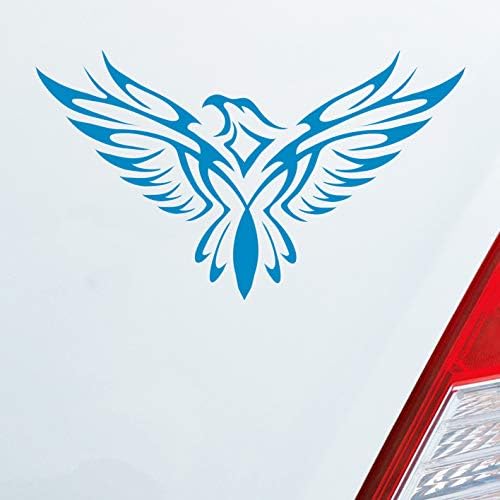 Car Sticker IN YOUR CHOICE OF COLOURS Eagle Tribal EAGEL TATTOO BIRD BIRD FUN CAR TRUCK CAR 17x10 cm Car Sticker - Light Blue