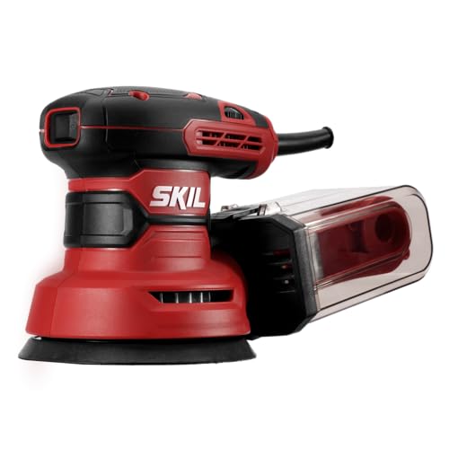 SKIL 5” Random Orbital Sander with Cyclonic Dust Box & 3pc Sanding photo 10