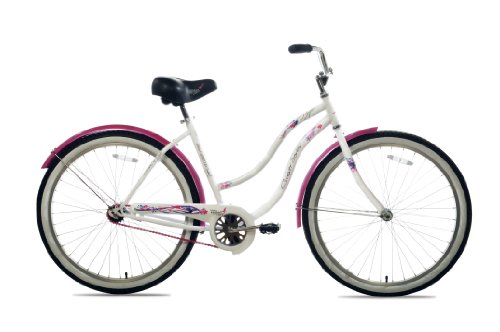 Susan G Komen Single Speed Beach Cruiser Bike, 26-Inch
