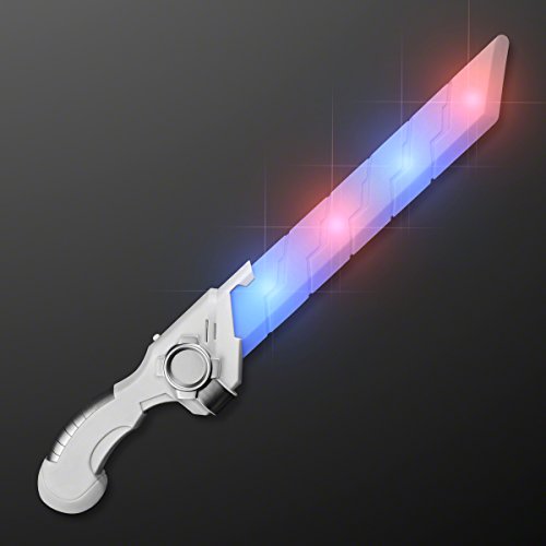 Galaxy Hero Sci-Fi LED Light Up Saber Space Weapons (Set of 12)
