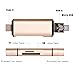 GIKERSY Memory Card Reader,Micro SD Card Reader and USB Type C Card Reader USB OTG to USB 2.0 Adapter with standard USB Type C Male Connector for PCs and Notebooks and Tablets with OTG Function(Gold)