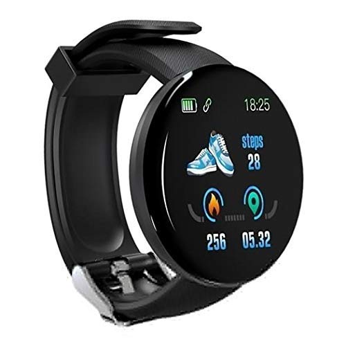 Zimrio Unisexe Casual Bracelet Multifonctionnel Bluetooth Forme Ronde Bluetooth Montres connectées