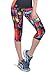 Ancia 2016 Workout Capri Legging Yoga Pants Running Tights(Pieces,L)