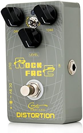 Hricane Distortion Guitar Pedal CP-21 Mini Effect Pedal Processor of Classic Distortion Tone Effect Universal for Guitar and Bass