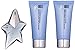 Thierry Mugler Angel 4 Piece Gift Set (0.85oz EDP Spray, 3.4 Oz Body Lotion, 3.4 Oz Shower Gel, Bag)