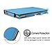 Infiland Transformer Mini T102HA Case, Premium PU Leather Portfolio Stand Cover Case for 10.1 Transformer Mini T102HA-D4-GR 2 in 1 Touchscreen Laptop- Blue