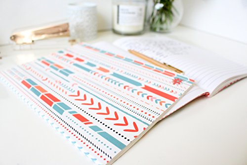 image for bloom daily planners Fashion Journal Blank Lined Composition Notebook 