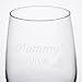 Personalized Mommy's Survival Kit Funny Wine Glass, 17 oz Engraved Stemless Wine Glass for Mother's Day Gift, Gift For Mom, Sister, Friend - SG13