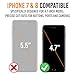 Alpatronix iPhone 8/7 Battery Case, 3200mAh Slim Portable Protective Extended Charger Cover Compatible with iPhone 8 & iPhone 7 (4.7 inch) BX180 - (Black)