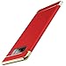 Samsung Galaxy Note 8 Case Xeber Ultra-Thin Hard Premium Matte Shockproof 3 in 1 PC Cover for Galaxy Note 8 (2017) (Samsung Galaxy Note 8, Red)