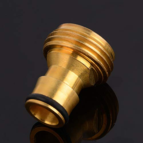 6 Pcs 3/4 Inch Hose Beak Quick Connect, Heavy Duty Water Hose Pipe Fitting Solid Brass Nozzle Connect for Plant Sprinkler Accessories Lawn Care