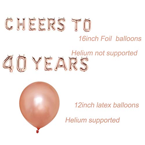 MEYSIMOON-40th-Birthday-Decoration-Cheers-to-40-Years-Banner-and-10pcs-Rose-Gold-Latex-Balloons-for-40th-Anniversary-Party-Supplies-to-40-Years