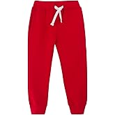 Spring&Gege Boys’ Active Jogger Sweatpants French Terry Sports Track Pants with Pockets