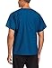 Landau Unisex Scrub Top, Caribbean Blue, 3X-Large