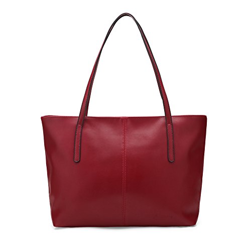 Amarte women s fashion leather totes bag large shoulder…