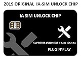 IA SIM Unlock Adapter compatible with iPhone 5 - XS, UNLOCK AT&T, Verizon, Sprint, T-Mobile, Xfinity, METRO PCS, Boost , Cricket to ANY WORLD GSM NETWORKS. DO NOT SUPPORT CDMA SIM CARDS  