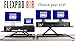 Stand Steady FlexPro Air Standing Desk - Precision Desk Converter w/ Hydraulic Lift Assist (Sit or Stand!)- Instantly Change Any Surface to a Stand Up Desk! No Assembly Required! (36 inch)