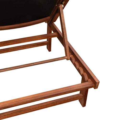 K&A company Sunlounger Acacia Wood