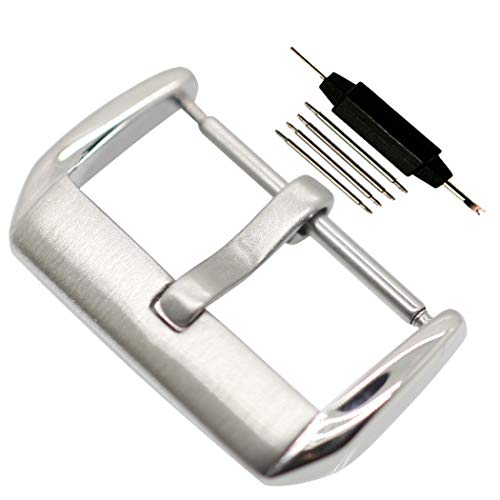 ZLIMSN Watch Bands - Replacement Stainless Buckle - Choice of Color & Width - Vacuum PVD Finish (22mm)