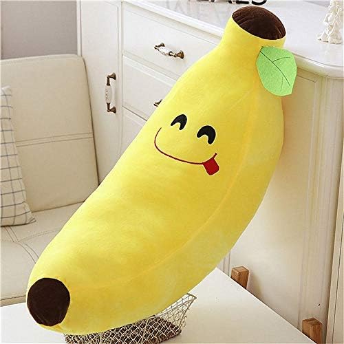 Funny Creative Cartoon Banana Stuffed Soft Pillow Sofa Cushion Lovely Plush Doll Kids Fruit Toys Children Birthday Gifts Zzzb (Color : Yellow3)