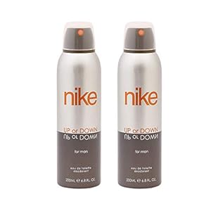 Nike Up or Down Deodorant for Men, 200ml (Pack of 2)