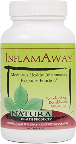 Natura Health Products - InflamAway - Modulates Healthy Inflammatory Response Function featuring 30% AKBA Boswellia serrata - 90 Capsules