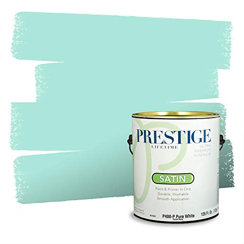 PRESTIGE Paints Interior Paint and Primer In One, 1-Gallon, Satin, Comparable M…