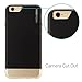 iPhone 6 / 6s Case - CaseCrown Lux Glider Dual-Tone (Black/Gold)