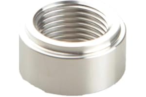 Weld O2 Oxygen Sensor Nut Bung M18 X 1.5 Thread Mild Steel Nut Fitting