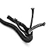 9mm Nylon Braided, 50 Foot, Multi-Purpose Camping Rope | Black (1 Pack)