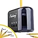 Finnhomy Electric & Battery Operated Pencil Sharpener for Kids Home School Classroom Office, Art & Craft, Works w/Lead & Colored Pencils Automatic Pencil Cutter - Black