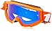 100% Strata Goggle + Mirror Lens-Orange
