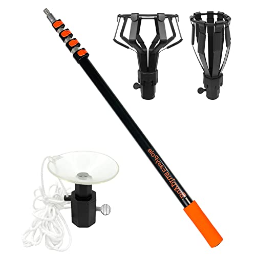 Buyplus 12FT Light Bulb Pole Changer for High Ceilings, Bulb Changing