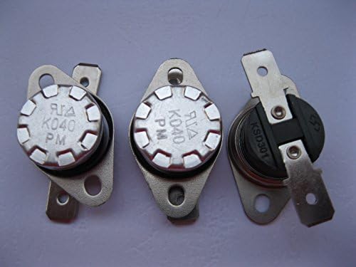 5 pcs 40 Celsius Temperature Switch Thermostat 40°C N.O. Normal Open KSD301