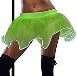 JenniWears Adult LED Tulle Tutu Light Up Skirt for Party Stage Costume Show Nightclub