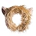 Wildlife Tree Plush Lion Ears Headband Accessory for Lion Costume, Cosplay, Pretend Animal Play or Safari Party Costumes