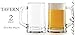 Circleware Tavern Handle, Set of 2 Beer Mugs, Huge 22 Ounce Glasses, Kitchen Glassware 2-pc. Set for Water, Coffee, Wine, Whiskey and Best Selling Beverage Drinks, 22-oz, Clear