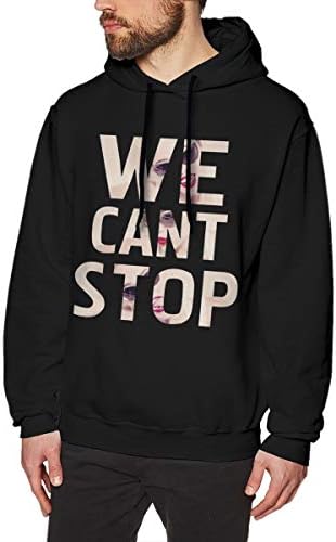 NANCYAA Men's Miley Cyrus WE Cant Stop No Pocket Pullover Pop Hooded Sweatshirt