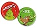Grinch Christmas Naughty & Nice Party Supply Set - Disposable Paper Desert Plates - Serves 16