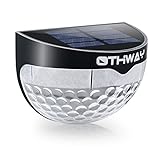 Solar Fence Post Lights OTHWAY Wall Mount Decorative Deck Lighting