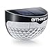 OTHWAY Solar Fence Post Lights Wall Mount Decorative Deck Lighting, Black, 1 Pack