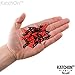 2020 Confetti | Pack of 1000, 1.5 Oz - Graduation Table Decorations | Graduation Confetti Great for Graduation Party Supplies | Graduations Decorations 2020 | Red and Black