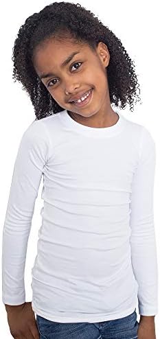 Fun and Function Sens-ational Hip Hugging White T-Shirt Long Sleeves for Kids XXS (Ages 2-3) - for Children with ADHD, Sensory Integration Disorder & Autism, Provides All-Day Deep Pressure