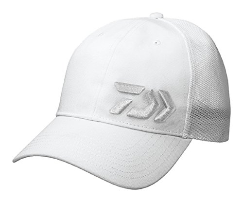 Daiwa D-VEC 3D Logo Colored Trucker Sports Cap (White)