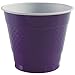 Tiger Chef 144-Pack Purple Color Round Scalloped Rim Disposable Plastic Plate Set for 48 Guests Includes 48 10-Inch Dinner Plates, 48 8-Inch Salad Plates - BPA-Free