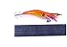 Fishcm 6pcs/lot Electronic Plastic Shrimp Lure Luminous Squid Jig Hook 12g 10.5cm