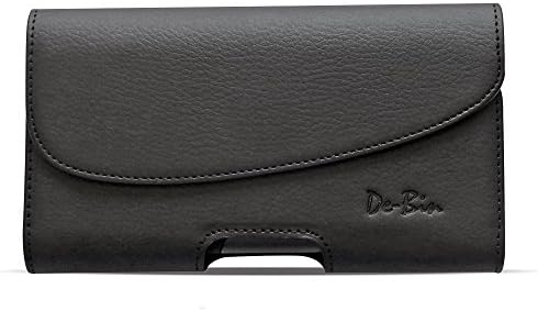 Galaxy Note 5 Belt Case, Galaxy S6 Edge Plus Holster, Debin [Premium Leather] Samsung Galaxy Note 5, Galaxy S6 Edge+ Belt Clip Case Pouch Cover (XL Size Fits Otterbox / Lifeproof / Hybrid Case On)