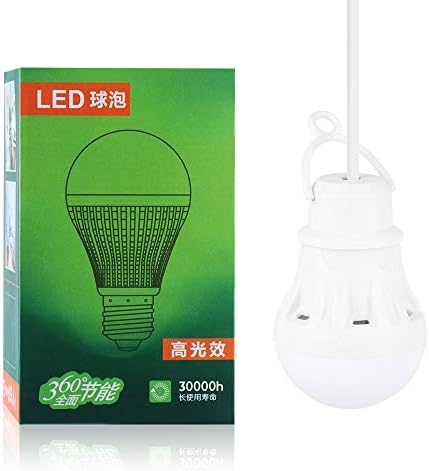 Portable White Camping Light Bulb 5 V 3 W Bulb 5 V 3 W LED Light Energy Saving Travel Walking