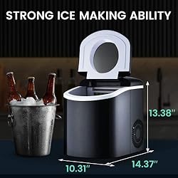 Ice Maker Machine for Countertop - Portable Ice